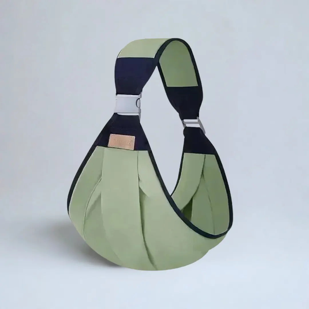 Porte-Bébé Gris Perle - Poche Latérale