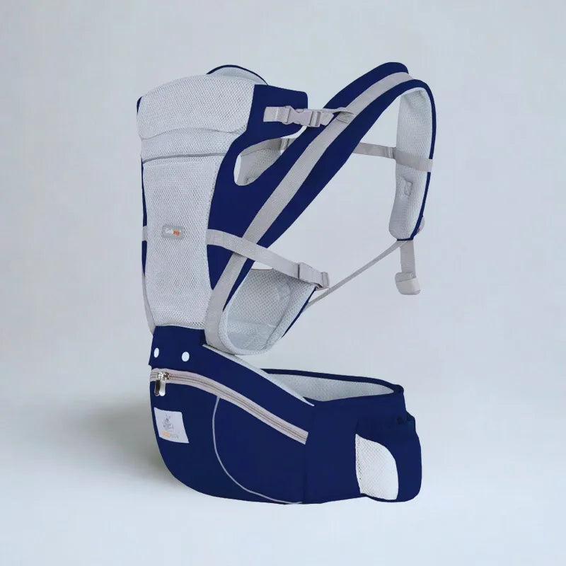 Porte-Bébé Hipseat Ergonomique Mesh Multipoches
