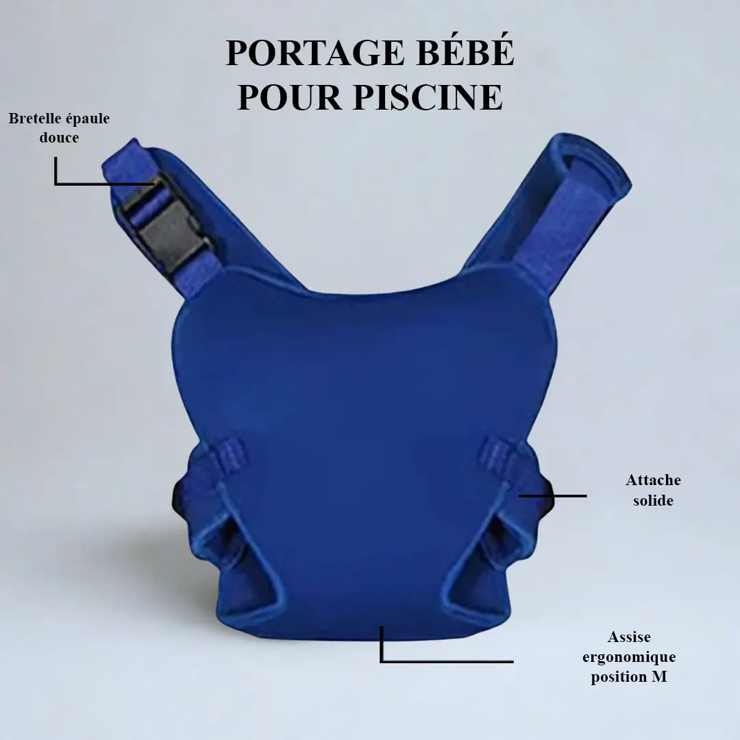 Porte-bébé pour piscine – usage quotidien, enveloppe de natation