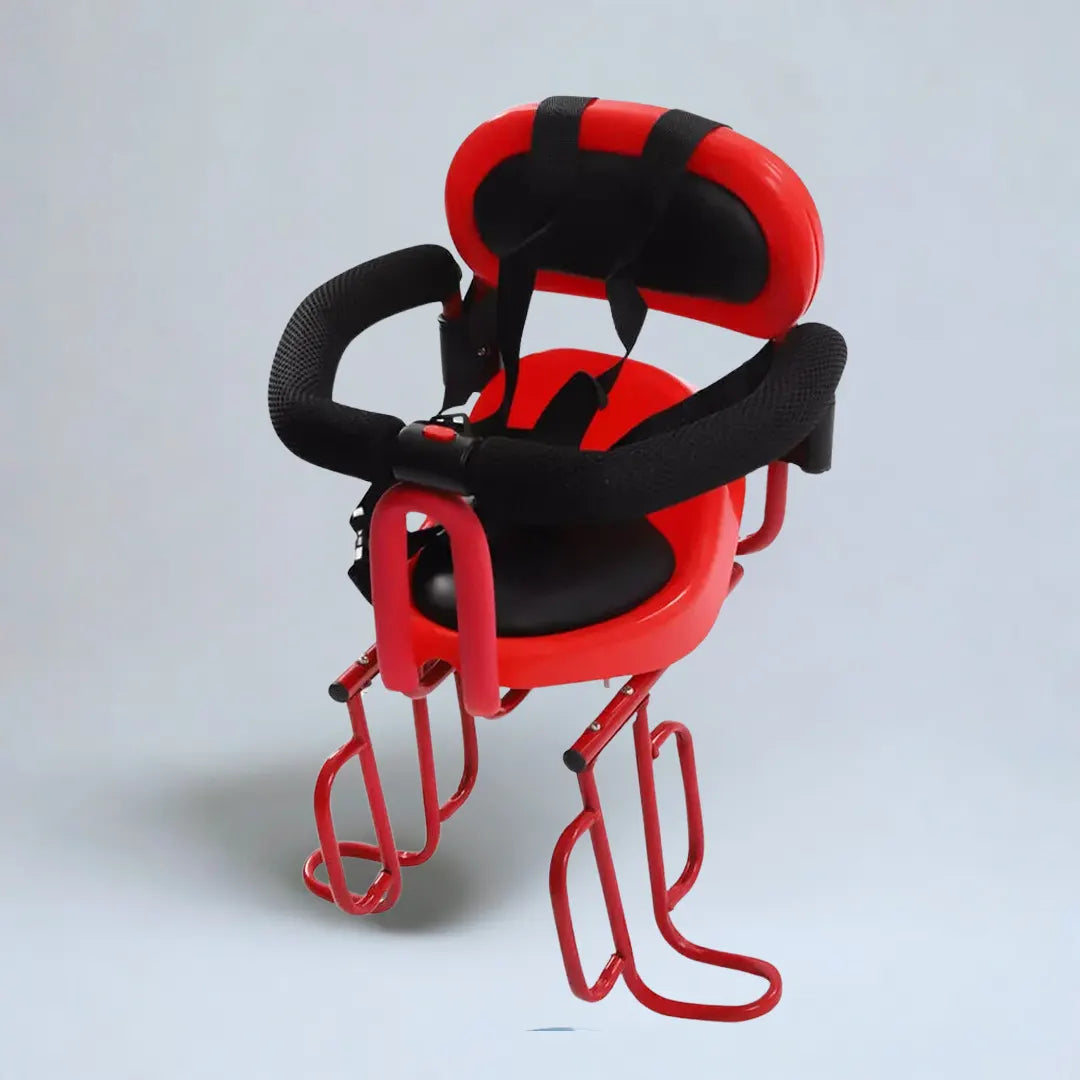 Porte-bébé en siège vélo – ceinture réglable, coussin mousse