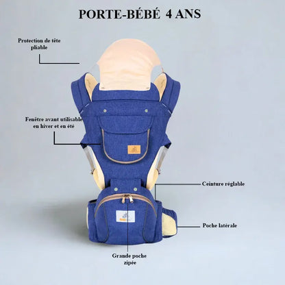 Porte-bébé enfant jusqu’à 4 ans – écharpe de portage confortable