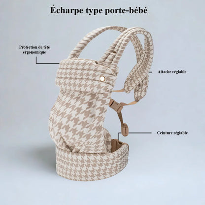 Écharpe type porte-bébé – doux, confortable et souple pour les enfants