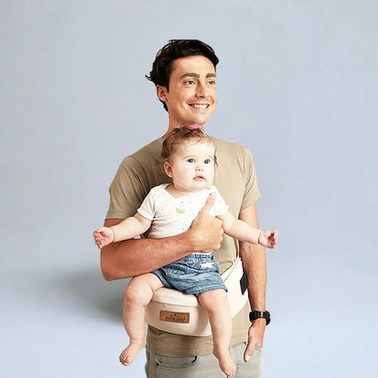 Porte-bébé avec tabouret de taille – portage bébé face au monde