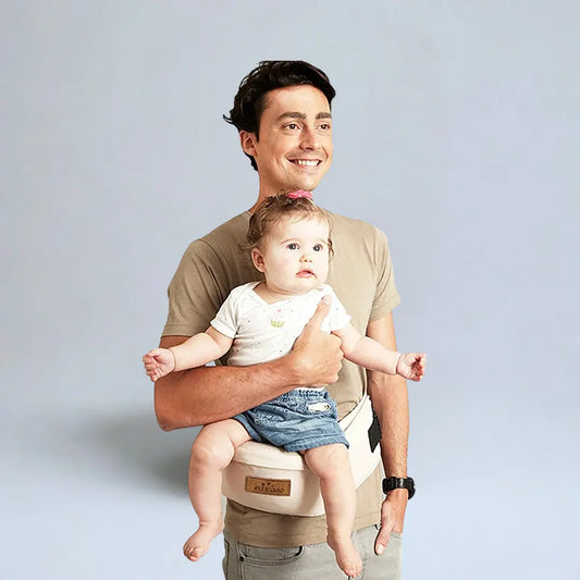 Porte-bébé avec tabouret de taille – portage bébé face au monde
