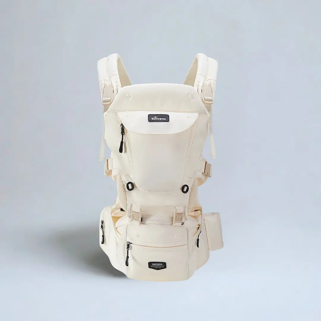 Porte-bébé avec assise Sunveno – 3 en 1, résistant aux taches et à la saleté
