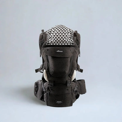 Porte-bébé avec assise Sunveno – 3 en 1, résistant aux taches et à la saleté