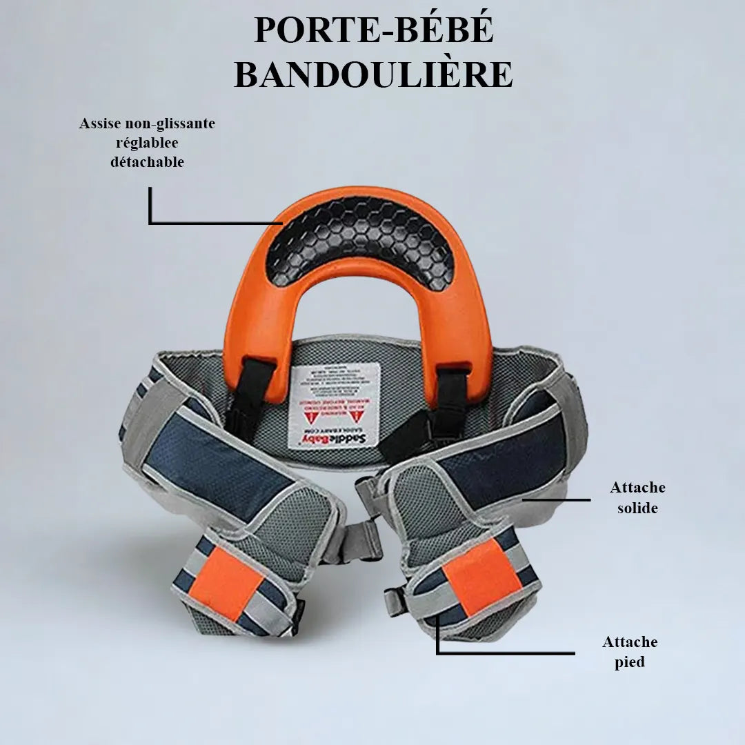 Porte-bébé à bandoulière Momo - portage bébé randonnée