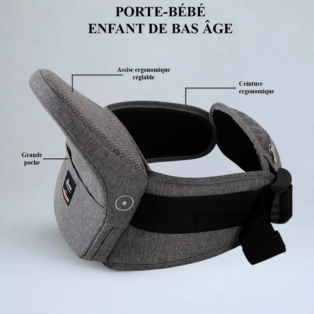 Porte-bébé avec ceinture réglable Sunveno – léger et pliable
