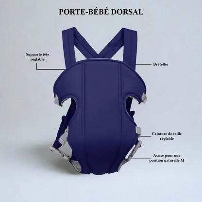 Porte-bébé dorsal – convertible et lavable