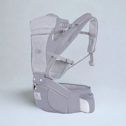 Porte-Bébé Hipseat Ergonomique Mesh Multipoches