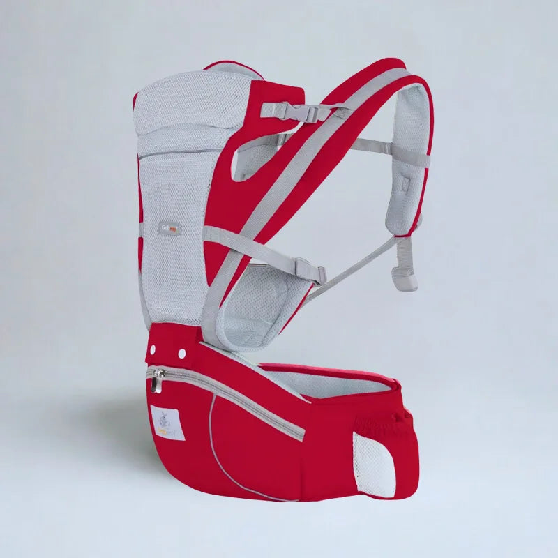 Porte-Bébé Hipseat Ergonomique Mesh Multipoches