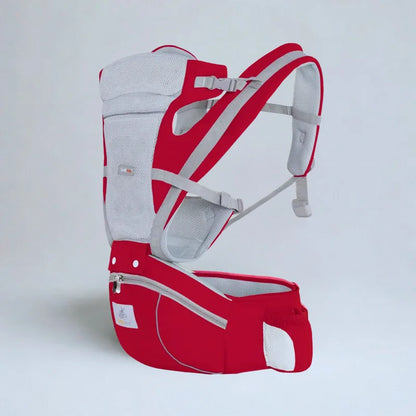 Porte-Bébé Hipseat Ergonomique Mesh Multipoches