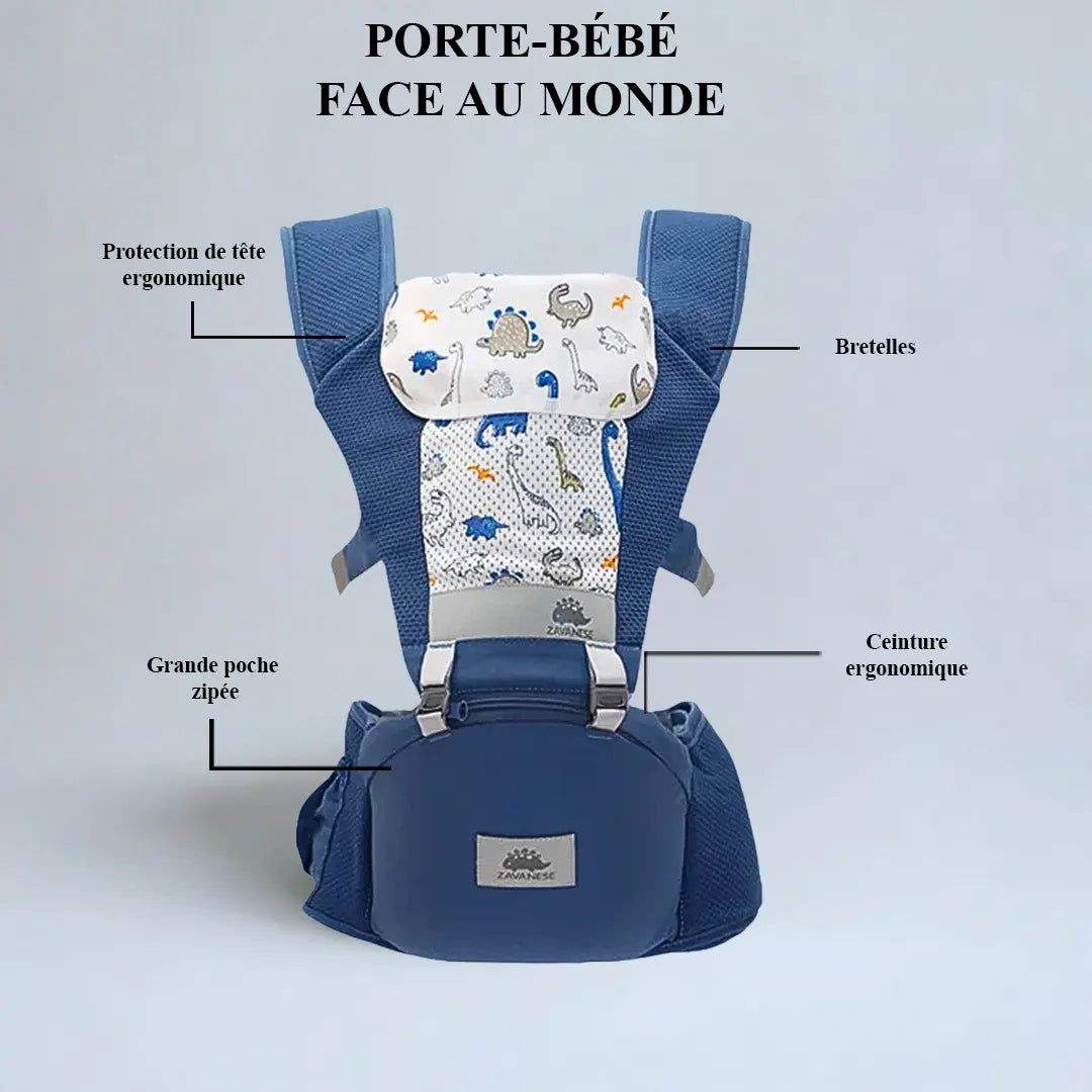 Porte-bébé face au monde – portage agréable et confortable