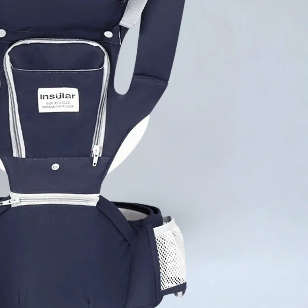 Porte-bébé face vers l'avant ou arrière – multifonctionnel et tabouret de taille respirant