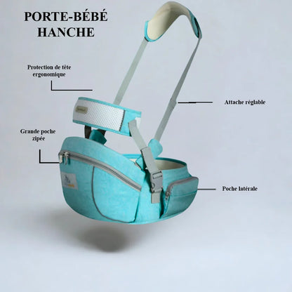 Porte-bébé hanche – confortable, modulable et agréable à porter