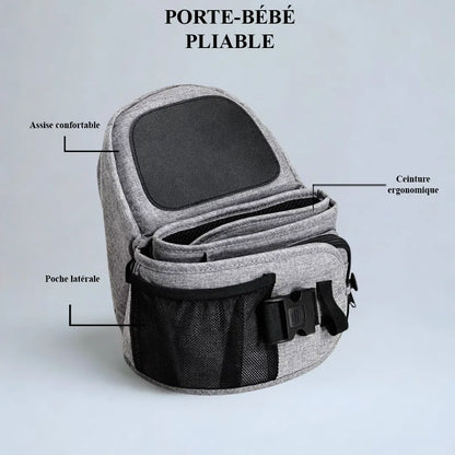 Porte-bébé pliable et modulable – léger, ceinture réglable