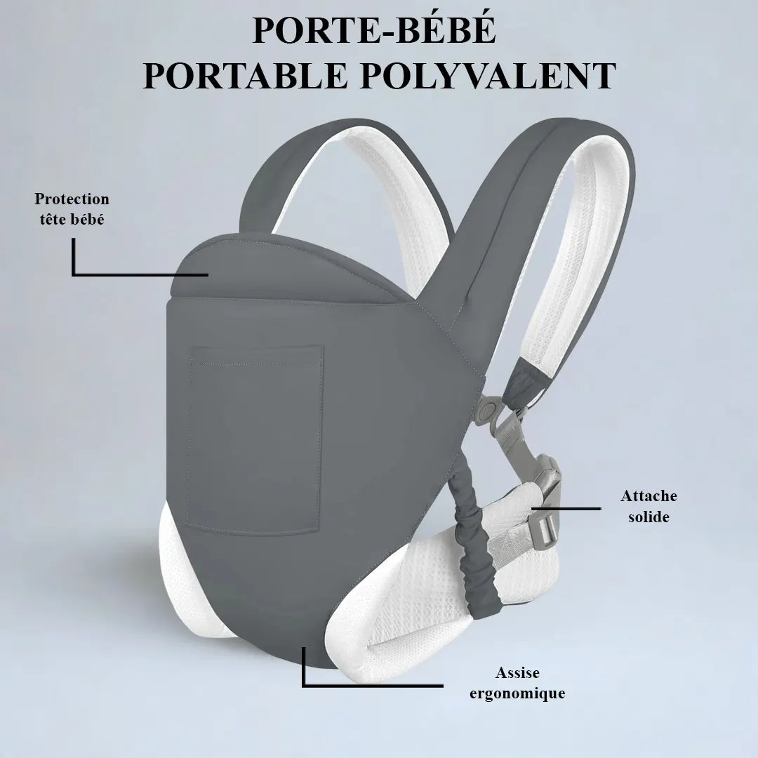 Porte-bébé portable polyvalent – sac à dos respirant port face avant