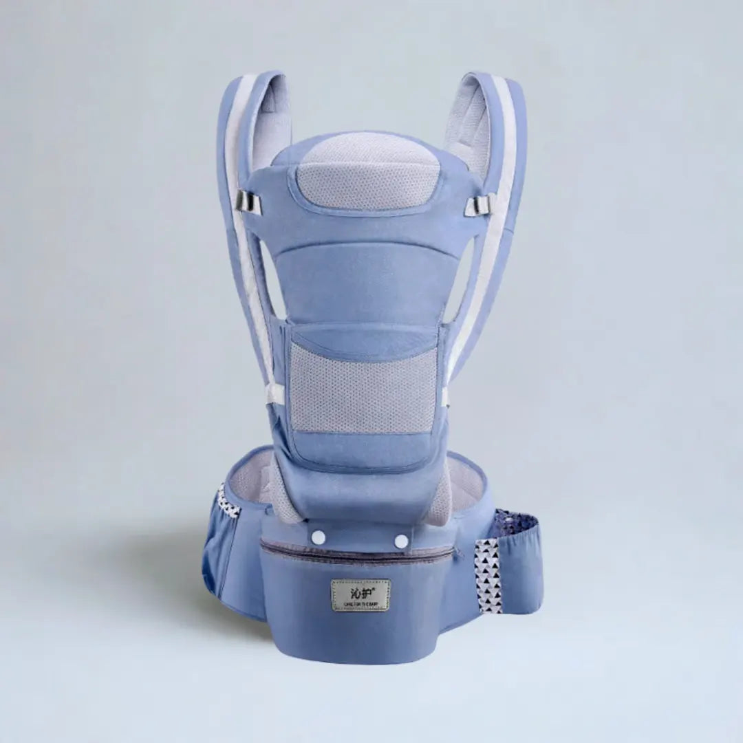 Porte-bébé sac à dos – avec siège de hanche et idéal en voyage