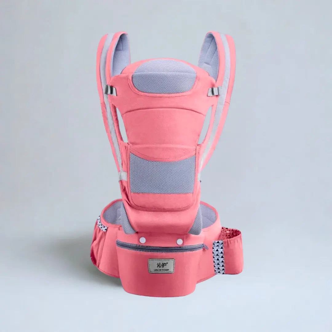 Porte-bébé sac à dos – avec siège de hanche et idéal en voyage