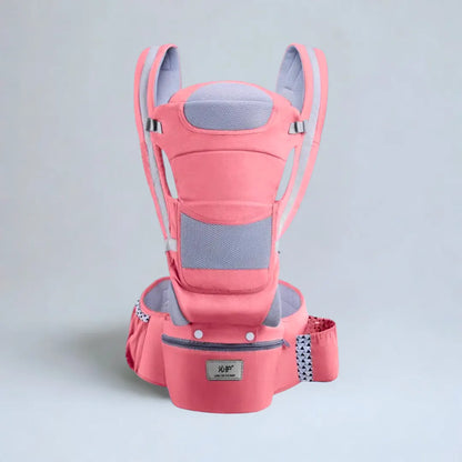 Porte-bébé sac à dos – avec siège de hanche et idéal en voyage