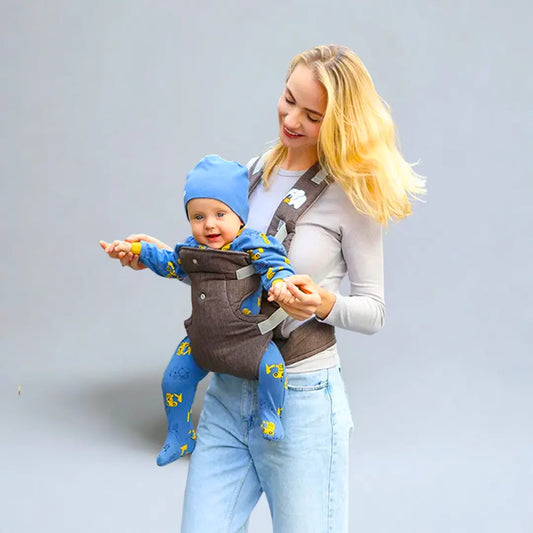 Porte-bébé avec tabouret de taille – confort, soutien correct 4 saisons