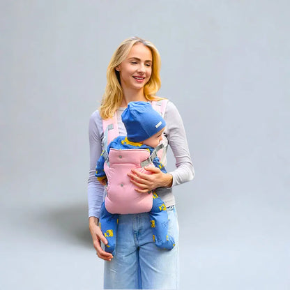 Porte-bébé avec tabouret de taille – confort, soutien correct 4 saisons
