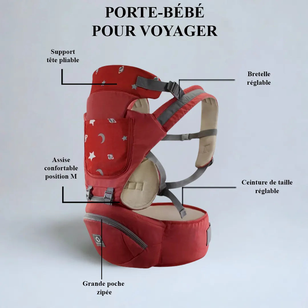 Porte-bébé pour voyager avec-bébé – ergonomique et confortable
