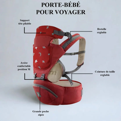 Porte-bébé pour voyager avec-bébé – ergonomique et confortable
